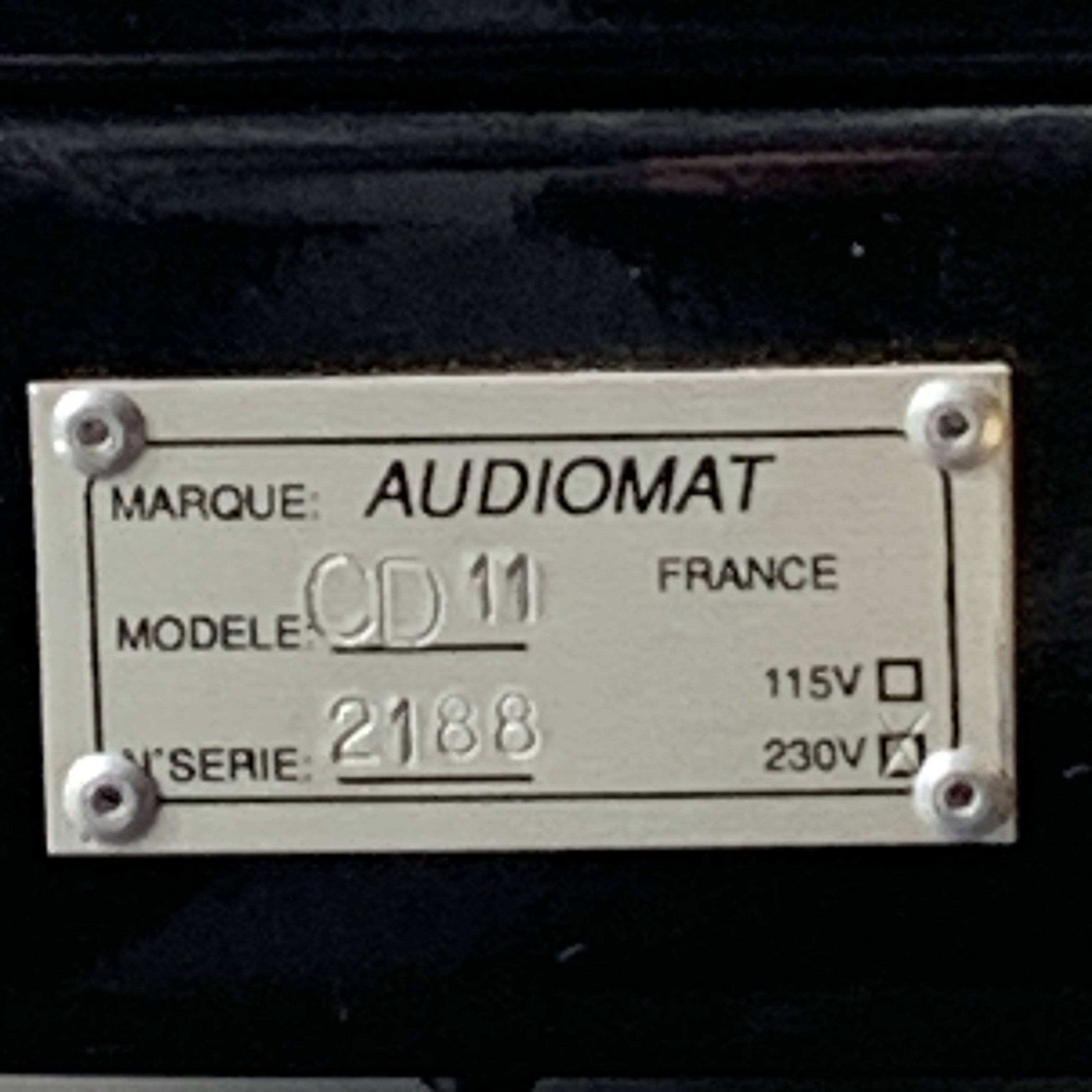 Audiomat model prelude