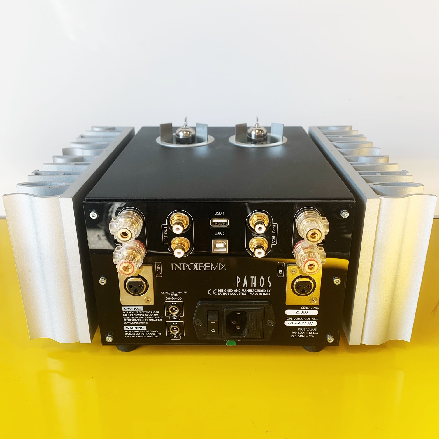 Amplificateur Intégré Hybride tubes / transistors PATHOS INPOL REMIX