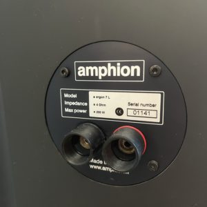 paire d'enceintes Amphion 7L full black