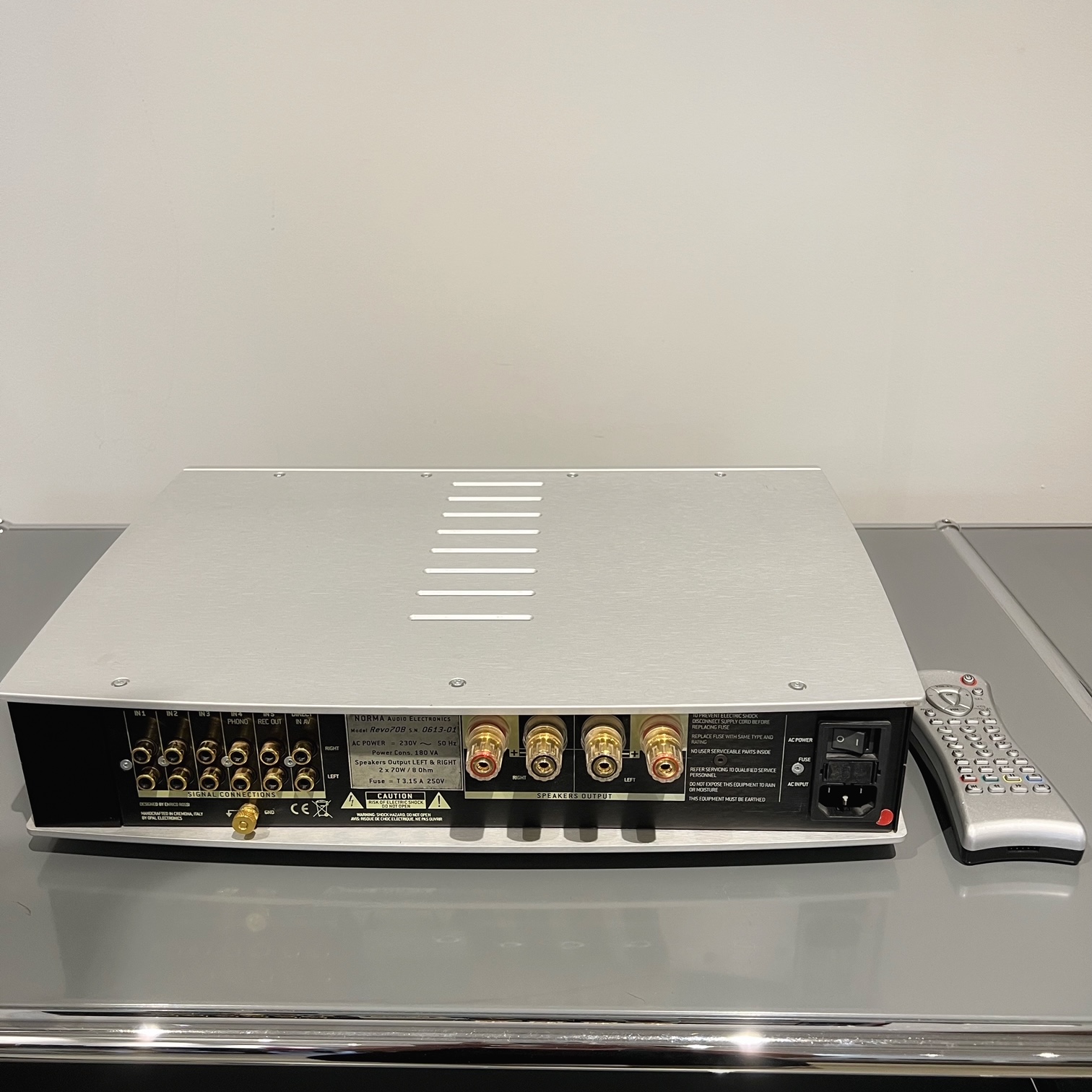 amplificateur intégré Norma IPA 70 finition Silver