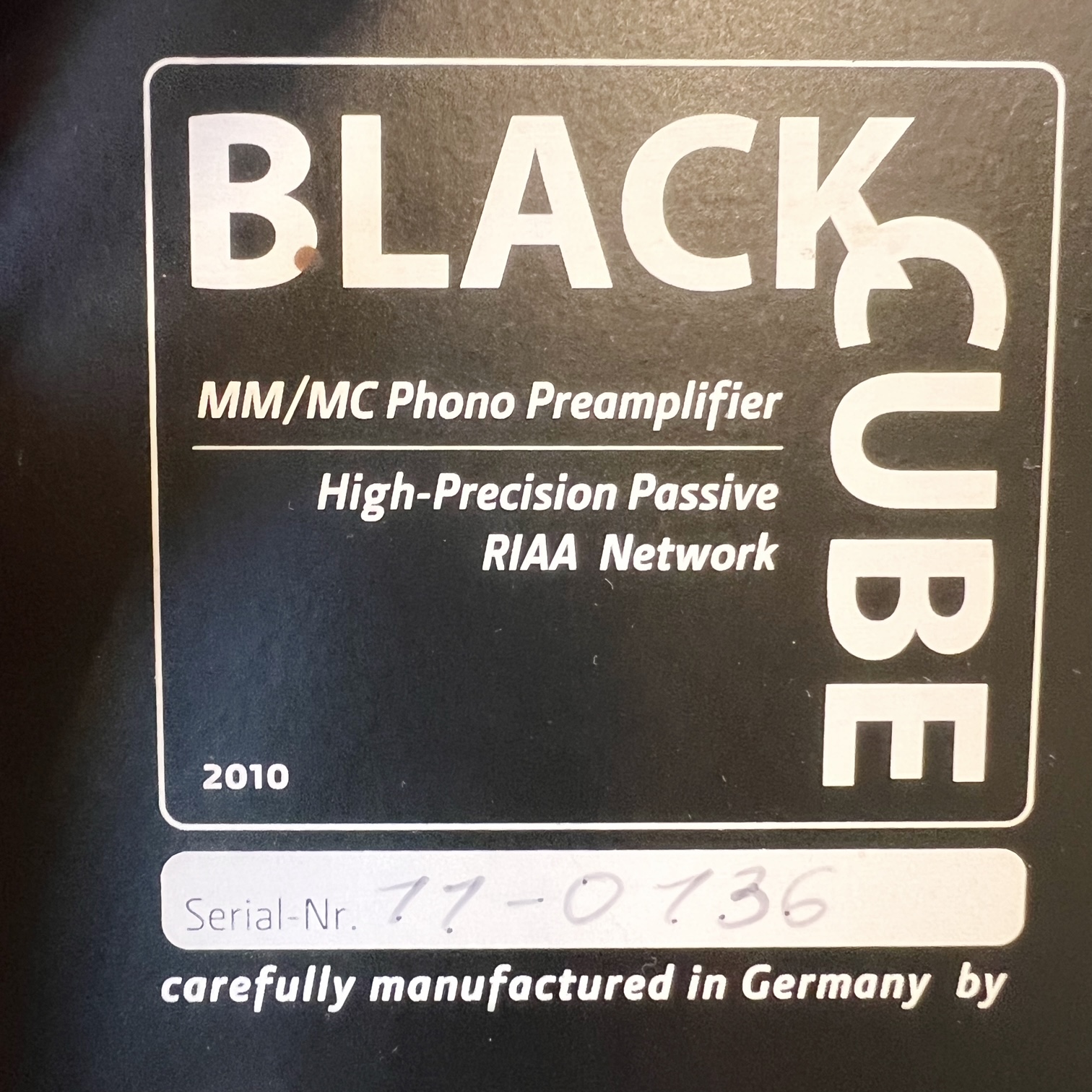 boitier phono Lehmann audio BLACK CUBE SE