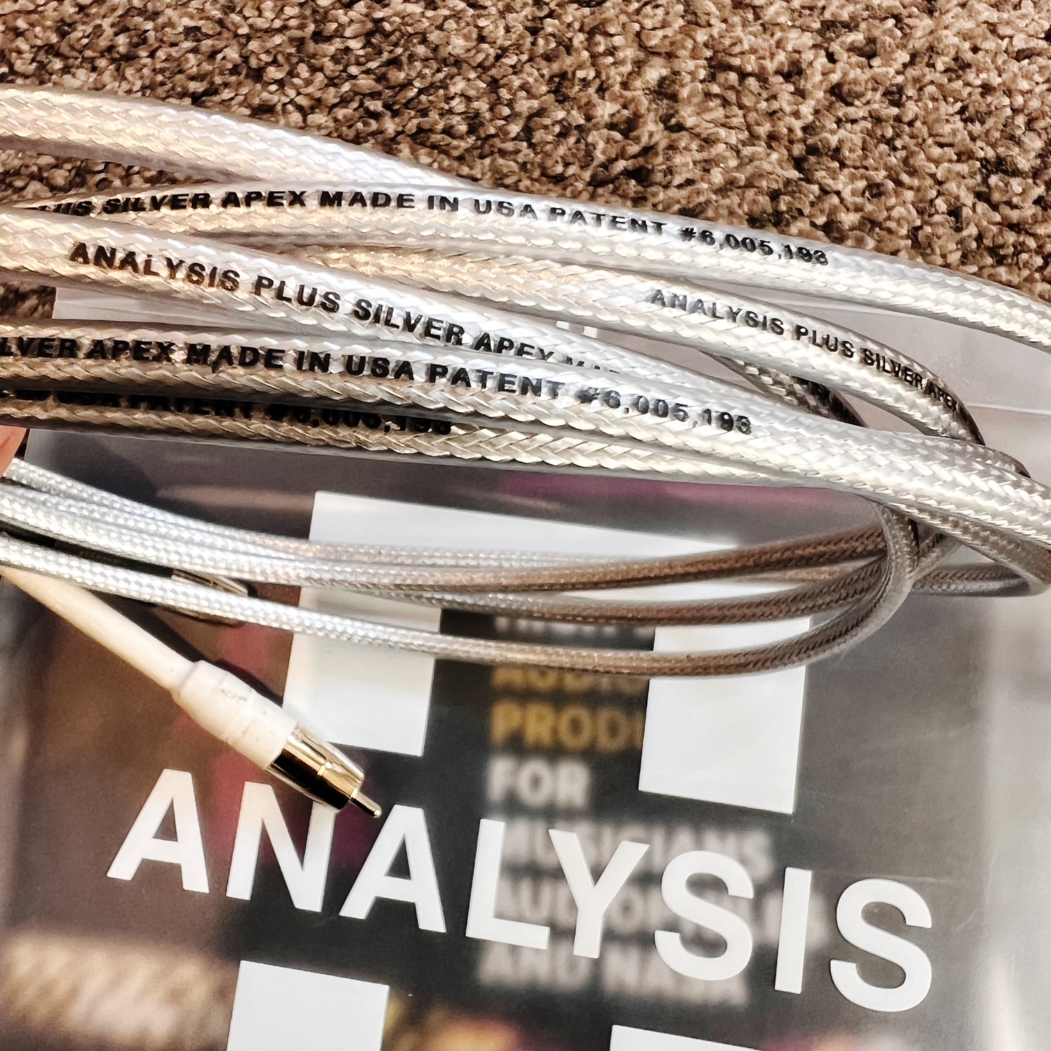 cable de modulation Analysis Plus Silver Apex