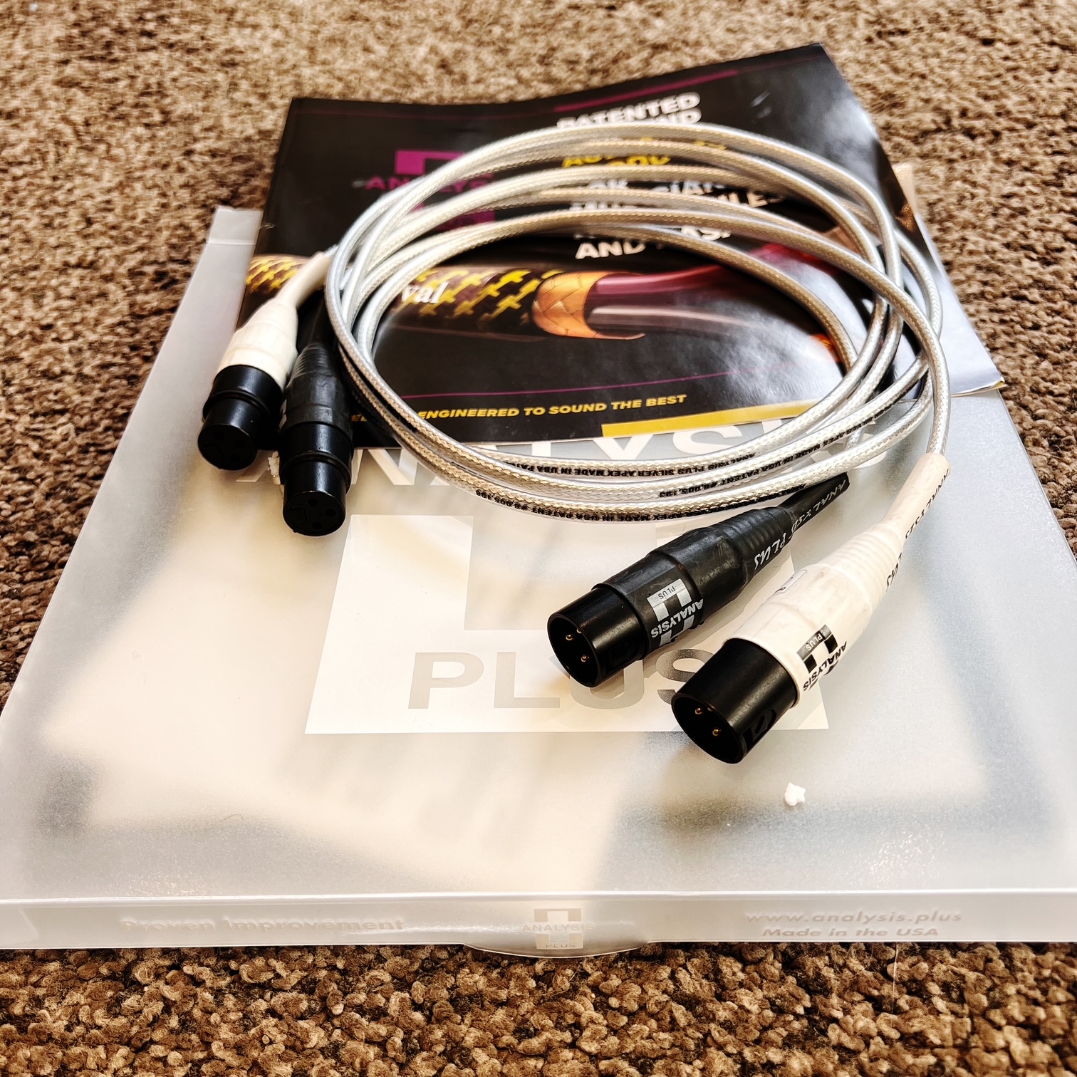 cable de modulation Analysis Plus Silver Apex