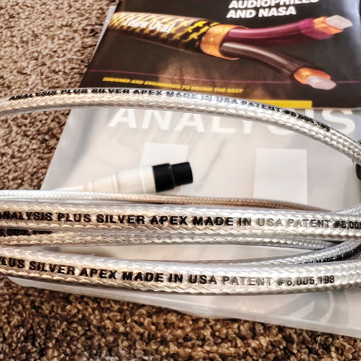 cable de modulation Analysis Plus Silver Apex