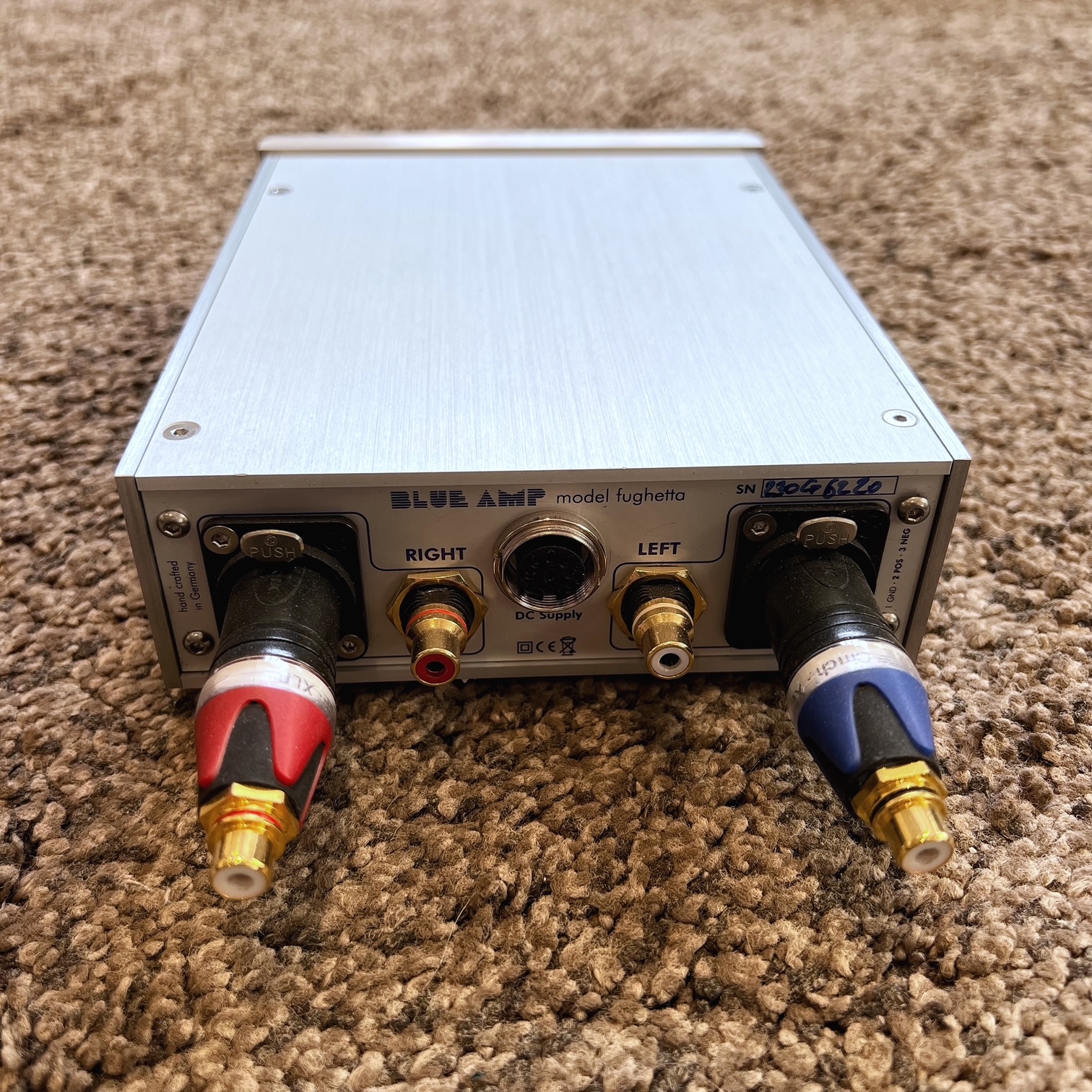 Boitier phono MC BLUE AMP Fughetta
