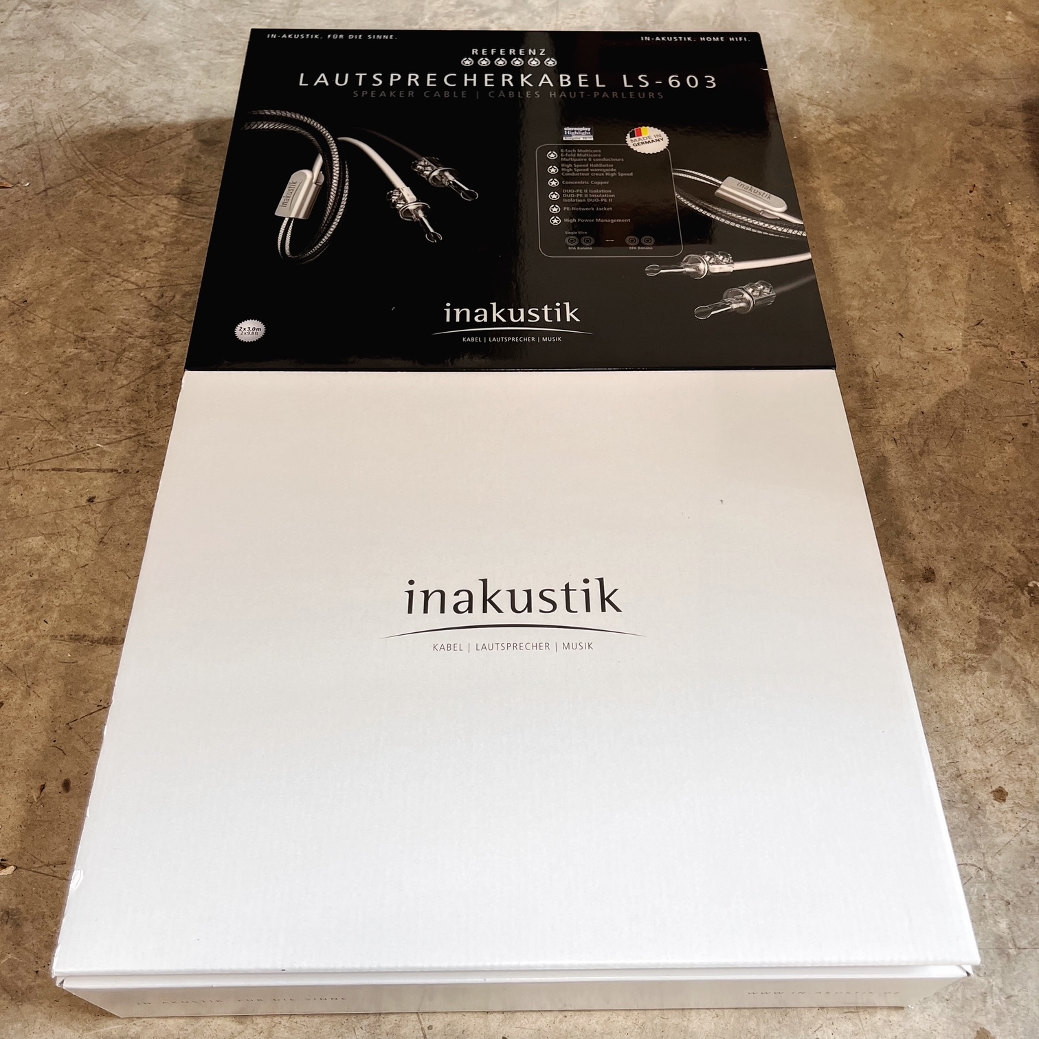 paire de cables HP Inakustik LS 603