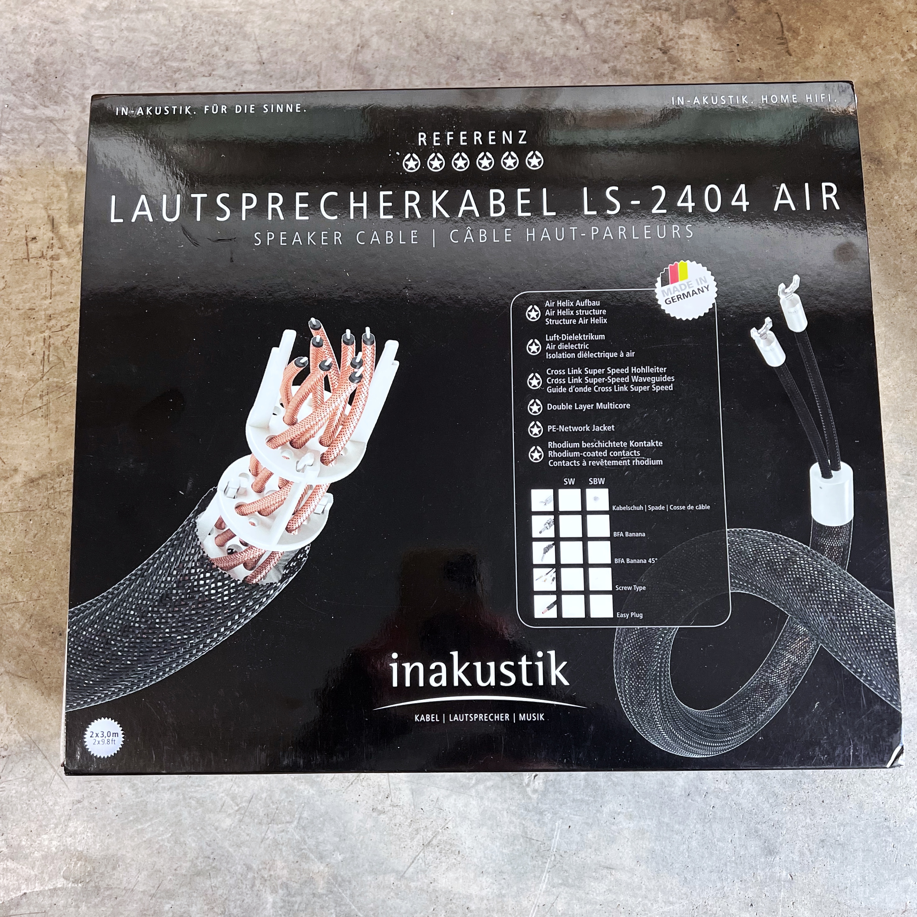 cables HP In Akustik LS 2404 Biwiring