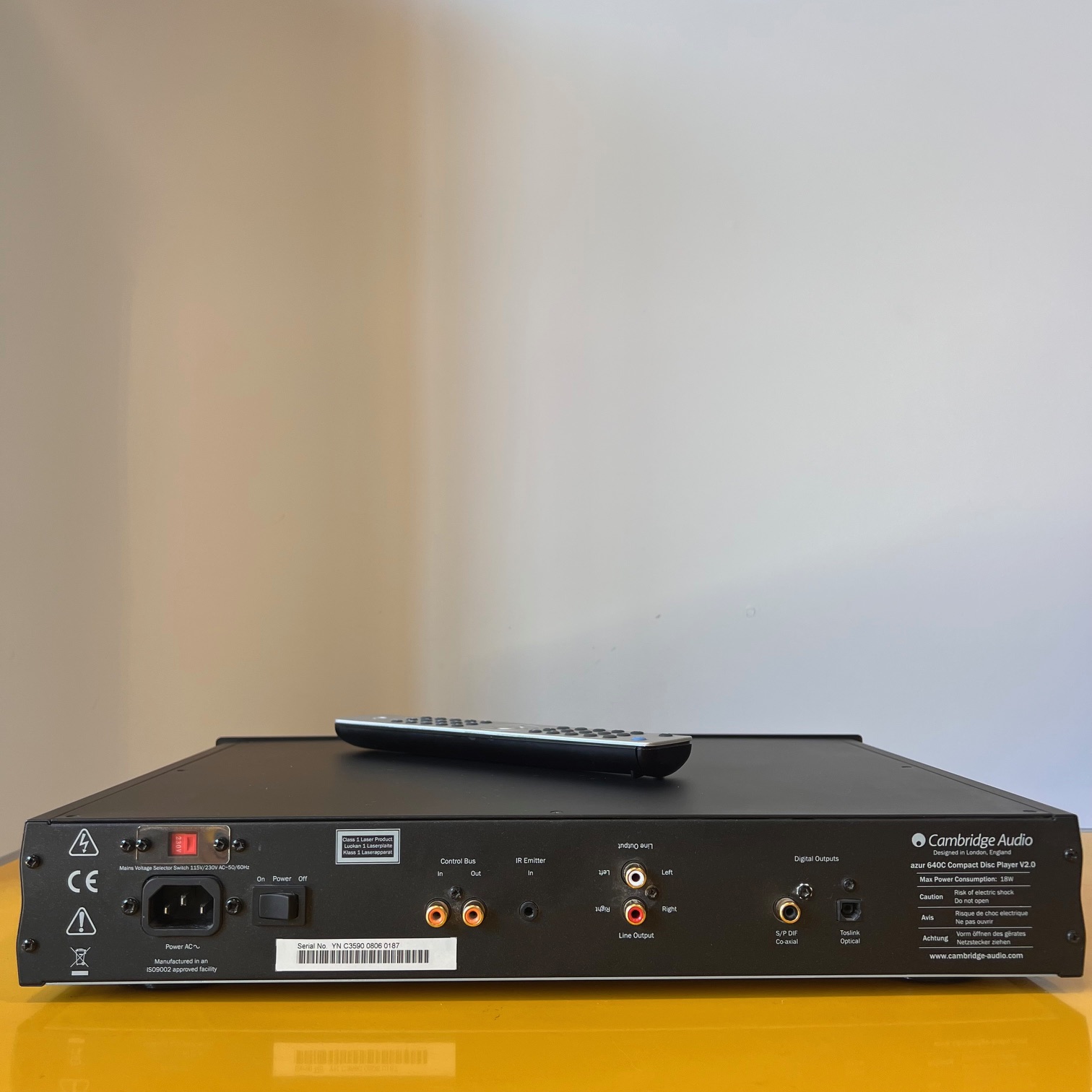 Lecteur CD CAMBRIDGE Audio AZUR 640C V2