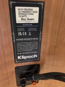 enceintes Klipsch OJAS K0-R1