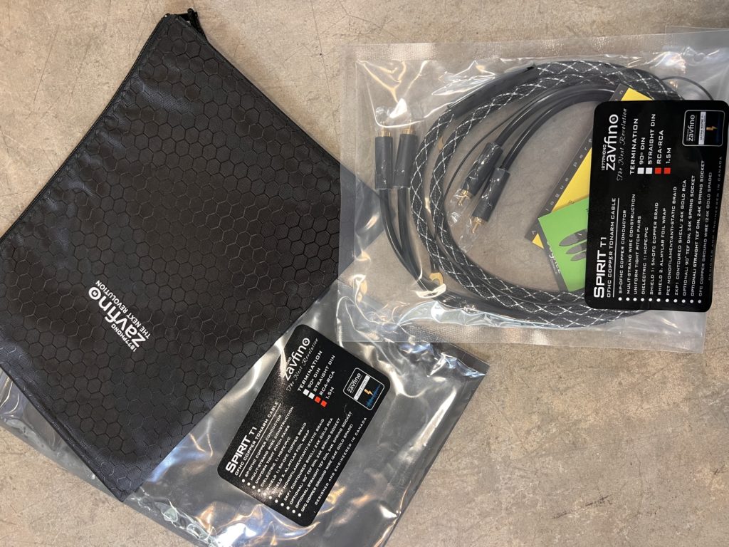 Cable phono ZAVFINO 1877 SPIRIT T1