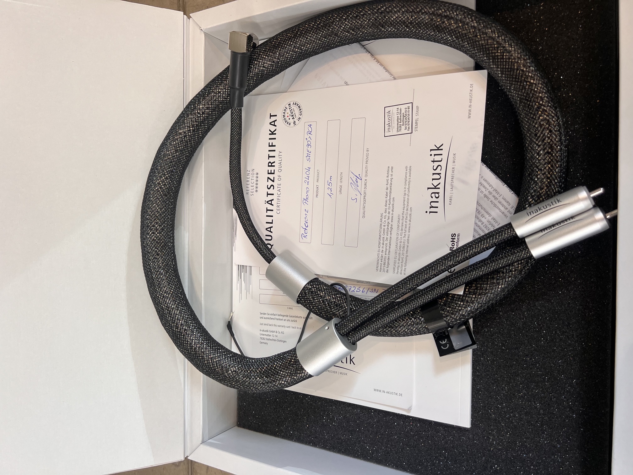 INAKUSTIK REFERENZ 2404 AIR PHONO DIN / RCA